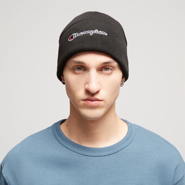Дамска зимна шапка CHAMPION ШАПКА BEANIE CAP 805678kk001 цвят черен