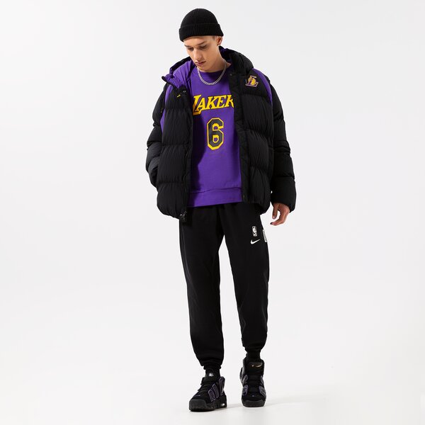 Мъжки суичър NIKE СУИТЧЪР LAL M NK FLC CREW N&N CTS ST NBA dn4718-504 цвят виолетов