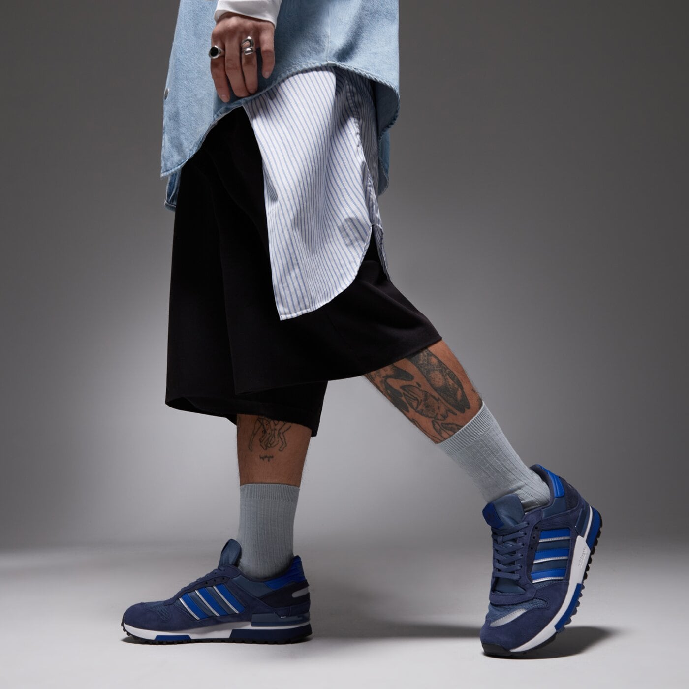 Мъжки маратонки ADIDAS ZX 600  jp8181 цвят тъмносин