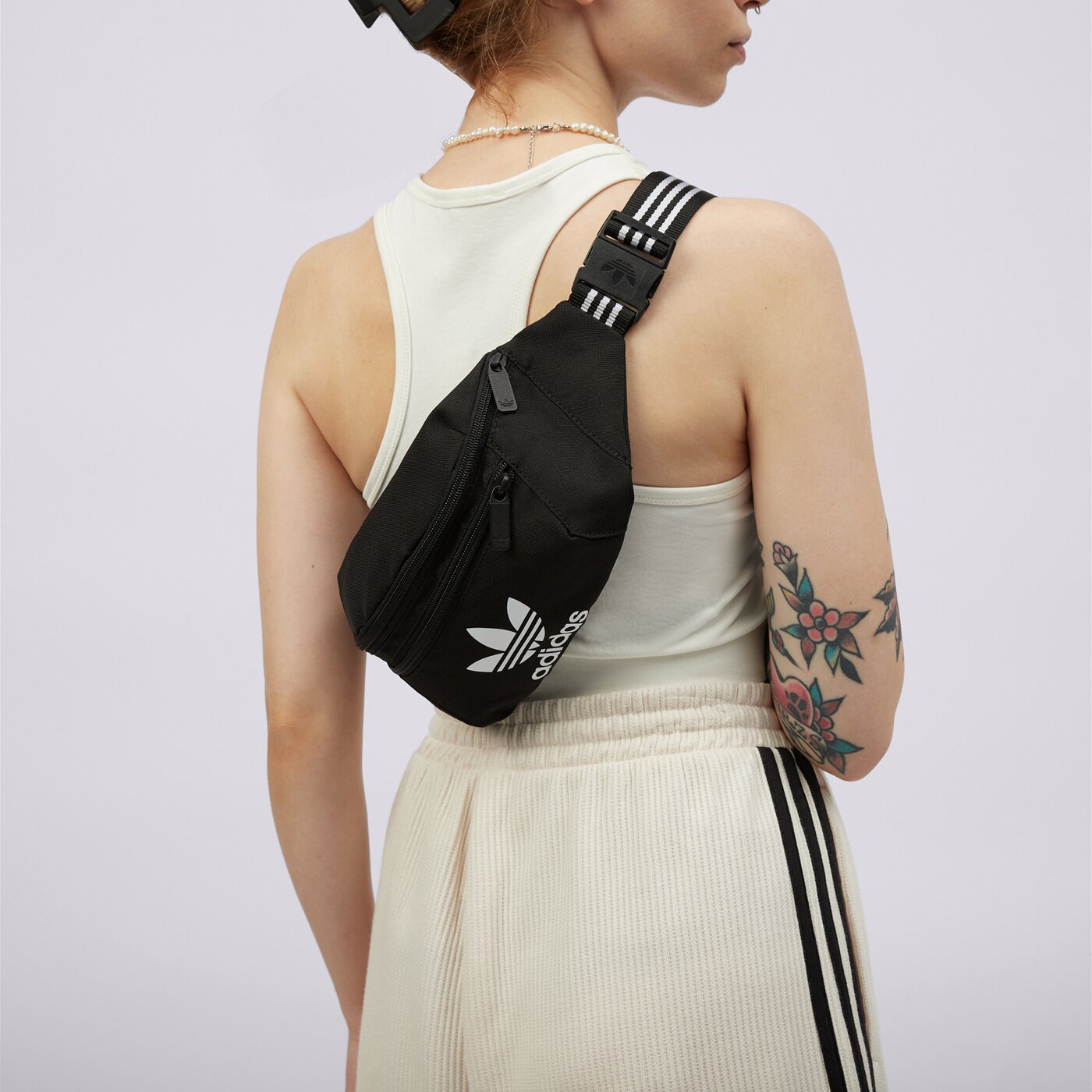 Дамска чанта за кръст ADIDAS ЧАНТА AC WAISTBAG  ij0764 цвят черен