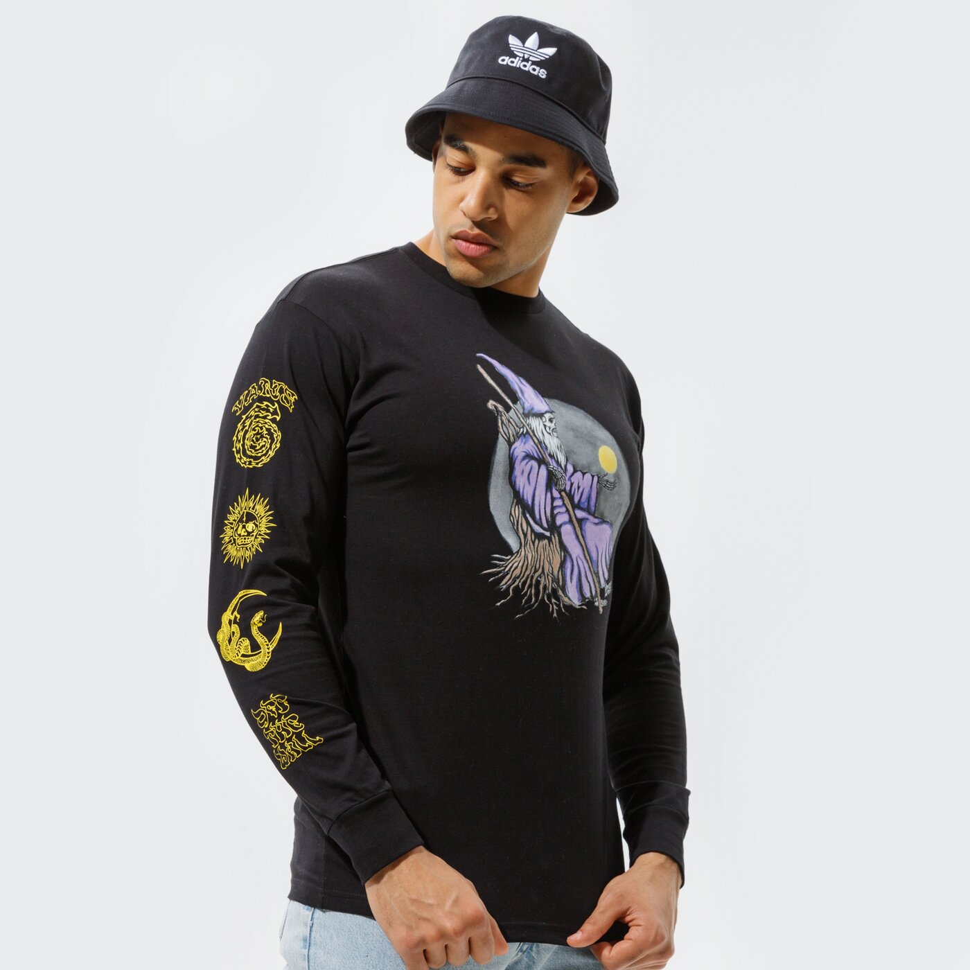 Мъжка тениска VANS ТЕНИСКА MN NEW AGE LS BLACK vn0a54d9blk1 цвят черен