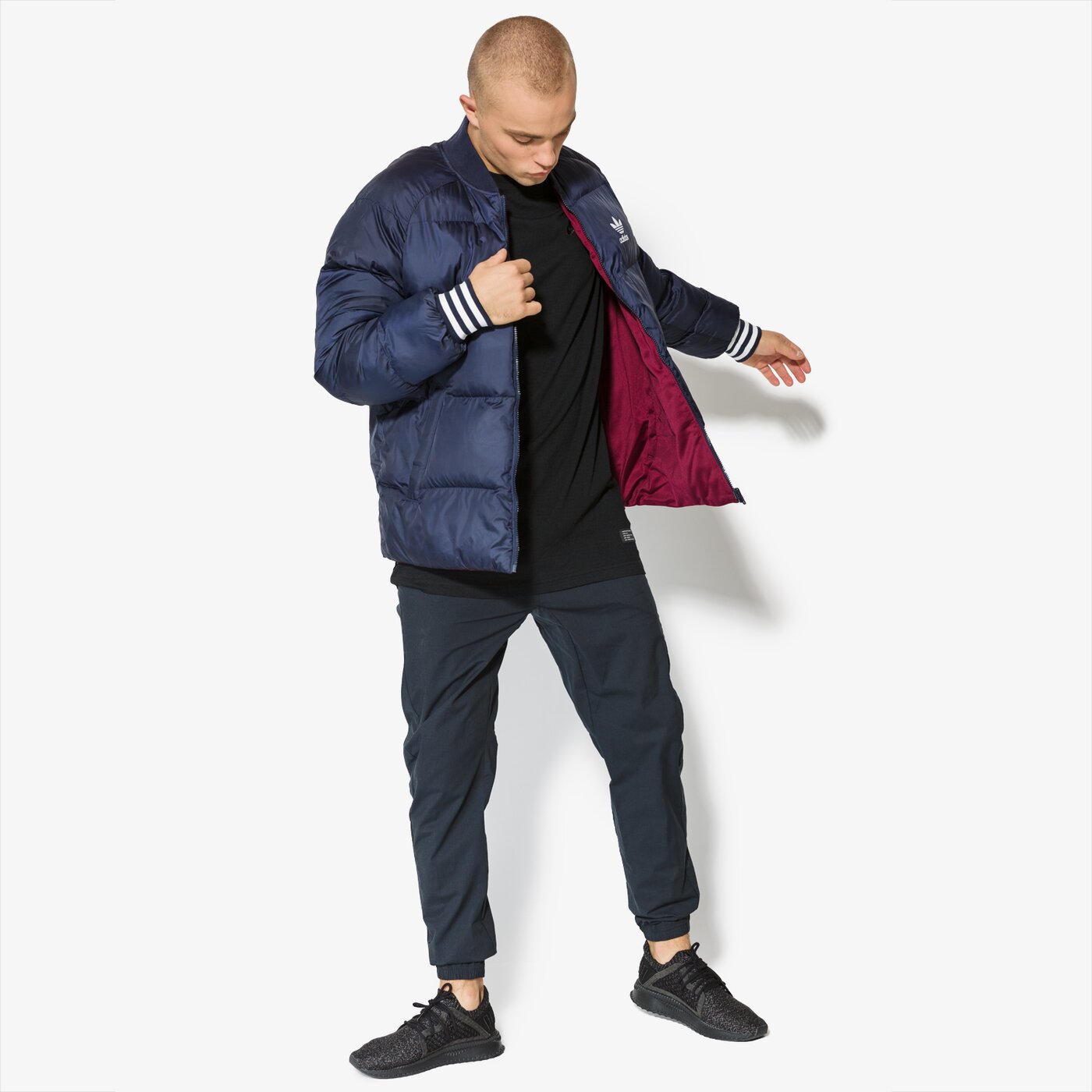 Мъжко зимно яке ADIDAS ЯКЕ SST JACKET br4795 цвят тъмносин