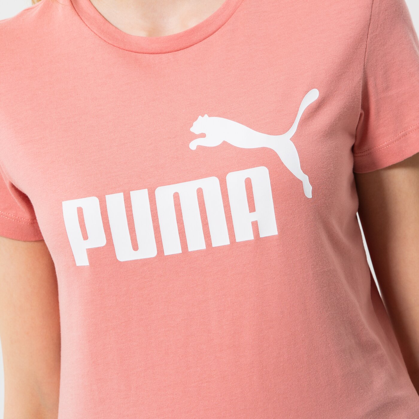 Дамска тениска PUMA ТЕНИСКА ESS LOGO (S) 586775 63 цвят розов