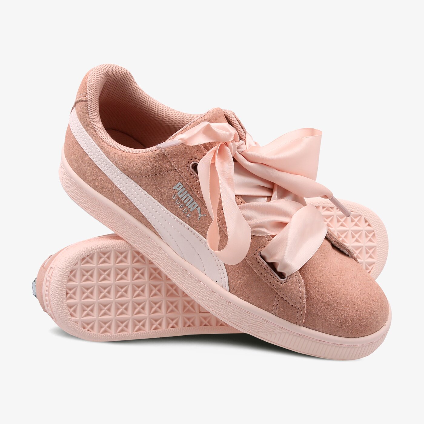 Детски маратонки PUMA SUEDE HEART JEWEL JR 36513801 цвят розов