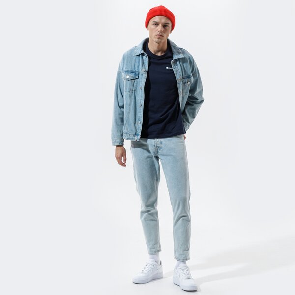 Мъжка тениска CHAMPION ТЕНИСКА LONG SLEEVE ТЕНИСКА 214157bs501 цвят тъмносин