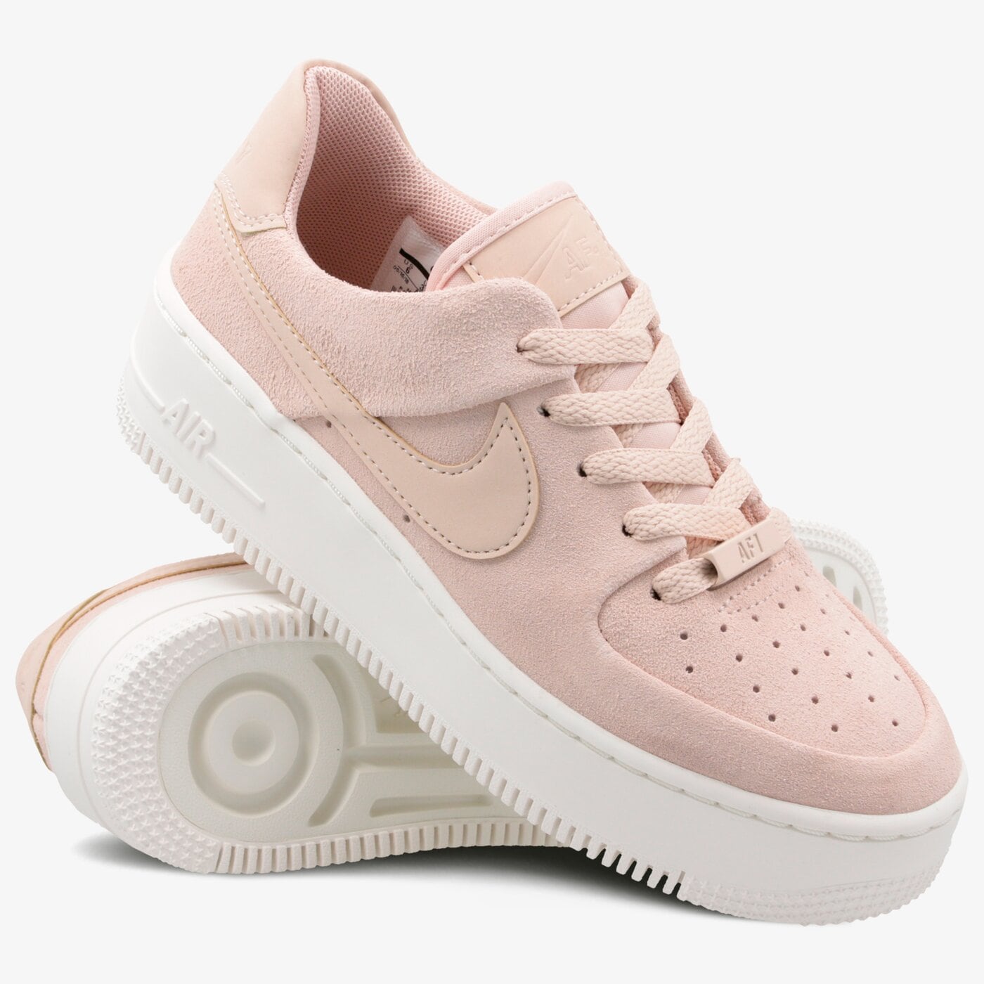 Дамски маратонки NIKE W AIR FORCE 1 SAGE LOW ar5339-201 цвят розов