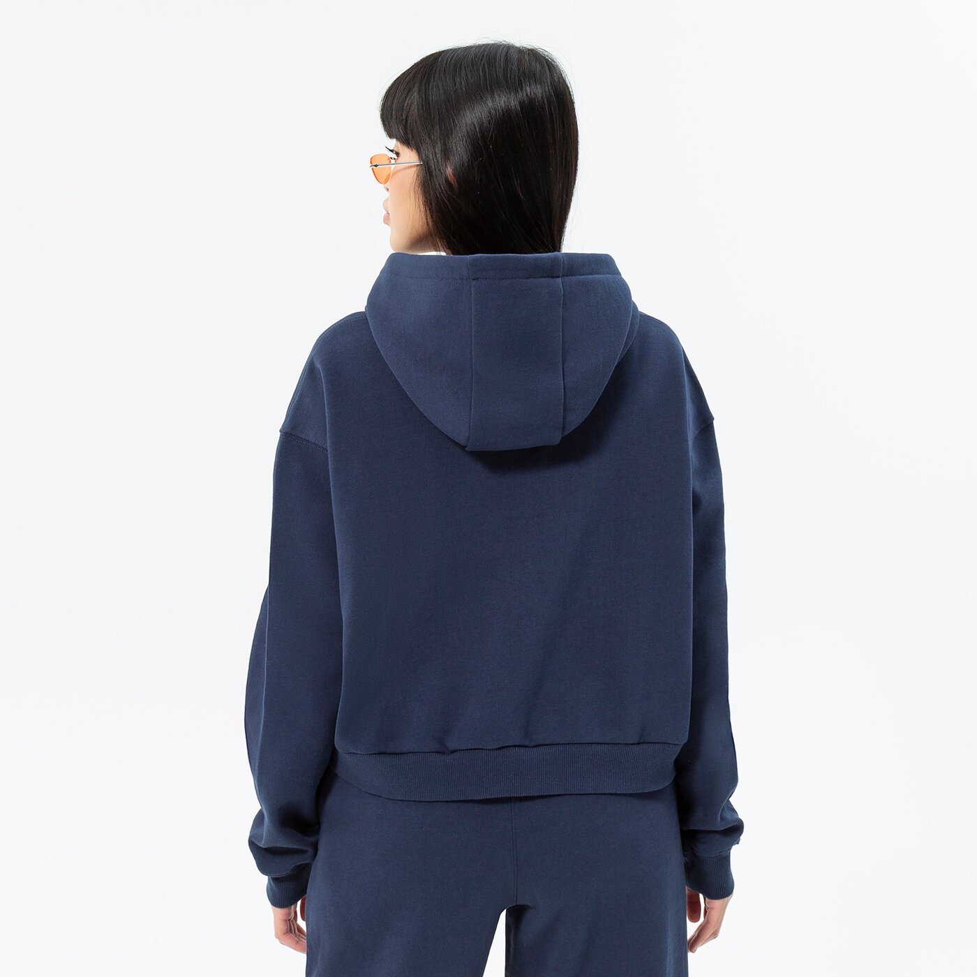 Дамски суичър ELLESSE СУИТЧЪР С КАЧУЛКА RAMO CROP HOODY NAVY sgp15918429 цвят тъмносин