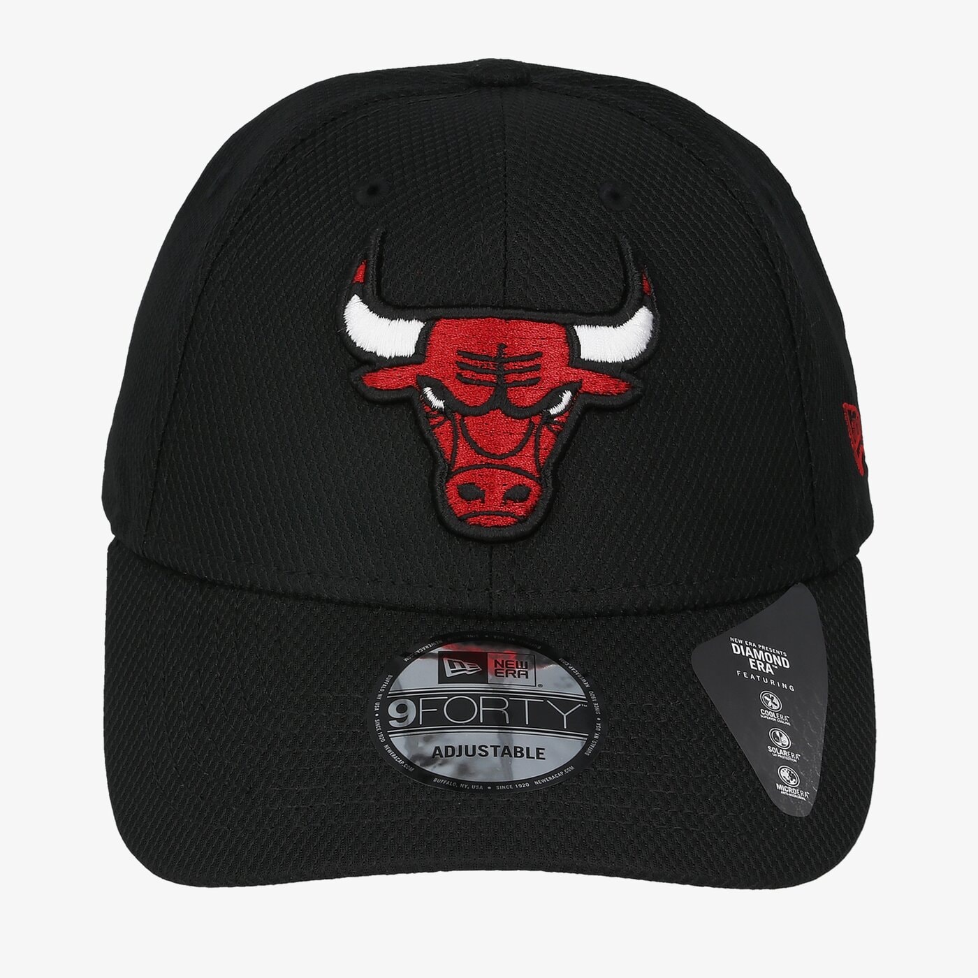 Мъжка шапка с козирка NEW ERA ШАПКА DIAMOND ERA 9FORTY BULLS CHICAGO BULLS OTC 12490292 цвят черен