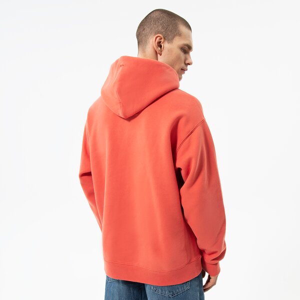 Мъжки суичър LEVI'S СУИТЧЪР С КАЧУЛКА SKATE HOODED SWEATSHIRT a1008-0003 цвят коралов