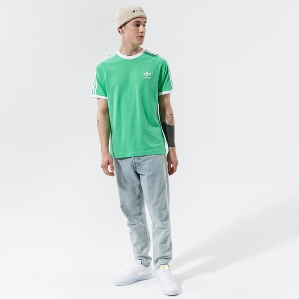 Мъжка тениска ADIDAS ТЕНИСКА 3-STRIPES TEE h37758 цвят зелен