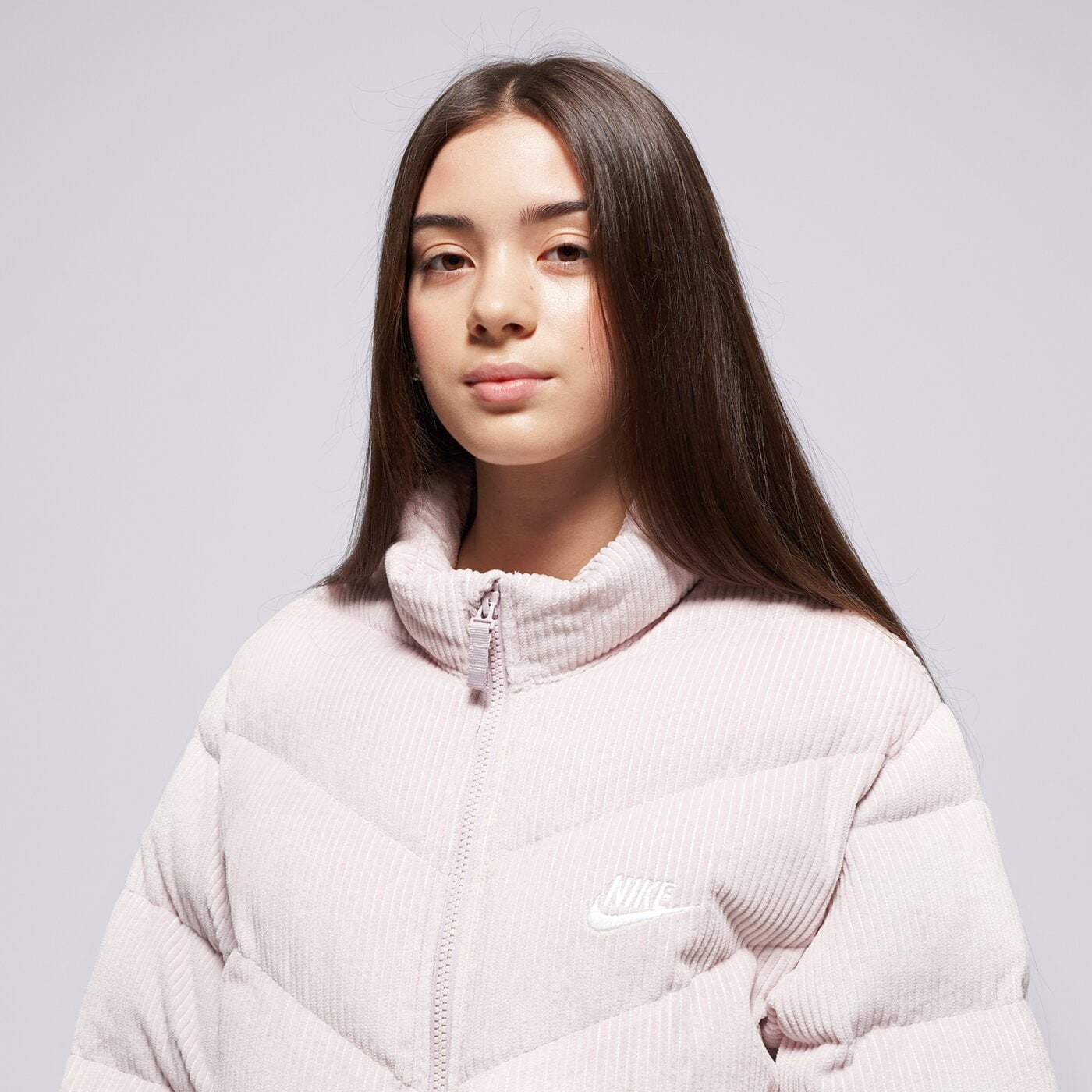 Детска преходно яке NIKE ЯКЕ ПУХЕН K NSW TF ADP PUFFER MTRL VNR GIRL hj2543-019 цвят бежов