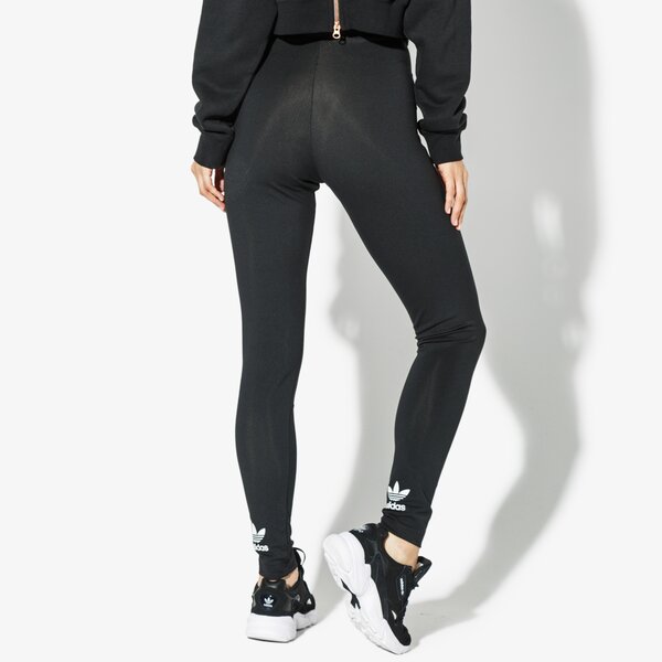 Дамски панталони ADIDAS КЛИН TREFOIL TIGHT ADICOLOR cw5076 цвят черен