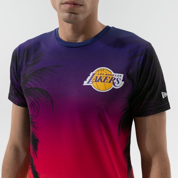 Мъжка тениска NEW ERA ТЕНИСКА SS NBA COASTAL HEAT TEE LA LAKERS LOS ANGELE 11569521 цвят многоцветен