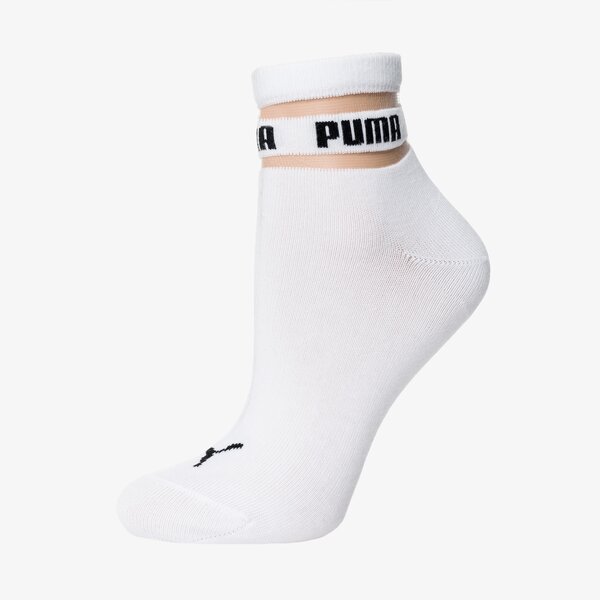 Дамски чорапи PUMA ЧОРАПИ PUMA QUARTER 2P WOMEN 90708802 цвят бял