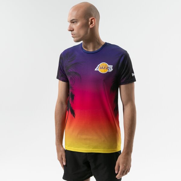 Мъжка тениска NEW ERA ТЕНИСКА SS NBA COASTAL HEAT TEE LA LAKERS LOS ANGELE 11569521 цвят многоцветен